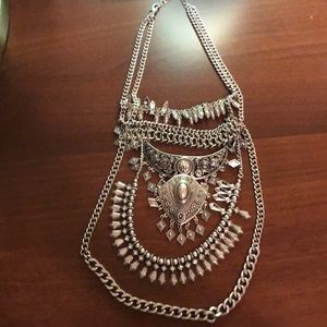 Chunky layered necklace